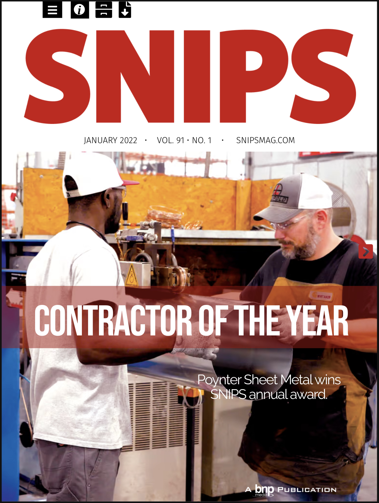 SNIPS NEWS January 2022 Cover
