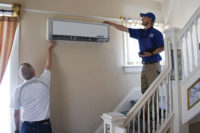 installing a wall-mounted ductless air conditioner