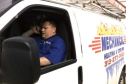 technician in service van