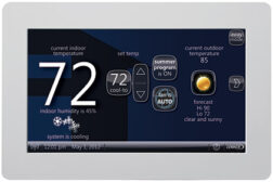 wireless-enabled touch-screen thermostat