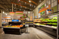 the center includes a food retail environment