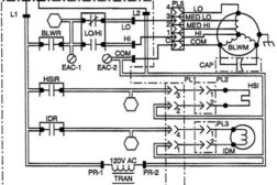 HVAC equipment wiring diagram