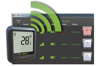 EL-WiFi-TH Wireless Temperature and Humidity Data Logger