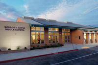 George V. Leyva Middle School administration building