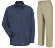 Wrangler Work Shirt and Cargo Pants