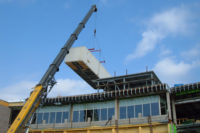 The rooftop system on the new facility provides 151 tons of cooling and 8,000 MBH of heating. It also provides 200 MBH of domestic water heating for both facilities with a 500 gallon storage tank.