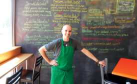 VEGAN PARADISE: Austin Ruesch, owner of Helio Terra CafÃÂ© in Cleveland, has faced various refrigeration challenges at his new restaurant.