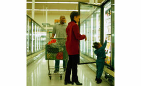 refrigerated display case