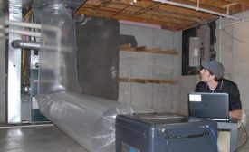 First used for sealing ductwork in existing homes, aerosol duct sealing is proving to be ideal for new residential construction as well. - ACHR