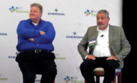 Brad Thrasher (left) from Zero Zone and Derek Gosselin (right) from Hillphoenix answered questions about digital shopping, changing store formats, and new system architectures. - The ACHR News