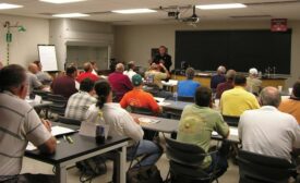 Training HVAC technicians.