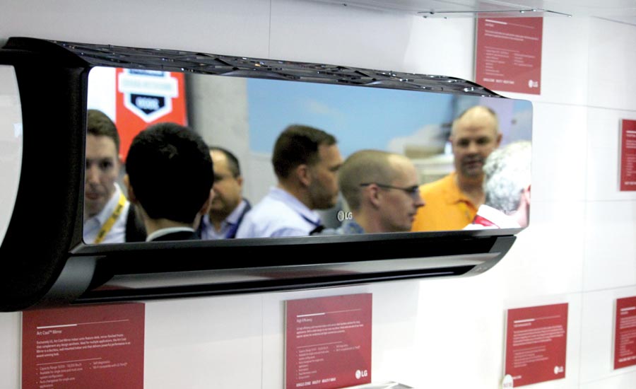 LG offers innovations like a built-in mirror for its mini splits.