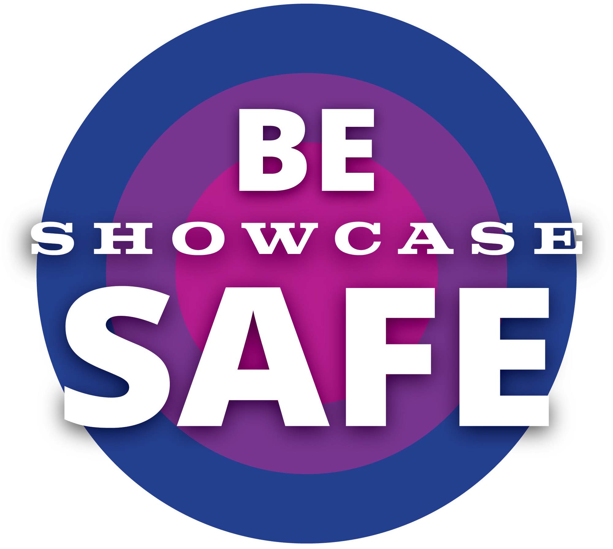 Showcase Be Safe logo.