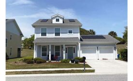 A Balfour Beatty Community at a military base in Florida shows off its new solar panels.