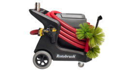 Rotobrush International’s BrushBeast duct-cleaning machine.