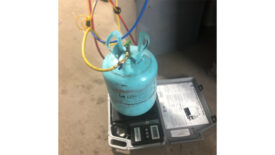 Refrigerant charge.