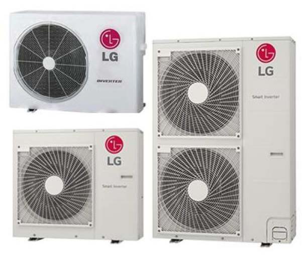 LG Multi F Series Heat Pumps.