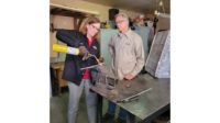 Nancy Jo Loebker Teaching Brazing