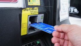 Credit Card at Gas Station