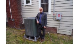 Kevin Kircher with Heat Pump