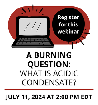 What is Acidic Condensate - Free Webinar - July 11, 2024