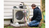 Fujitsu Condensing Unit and Technician