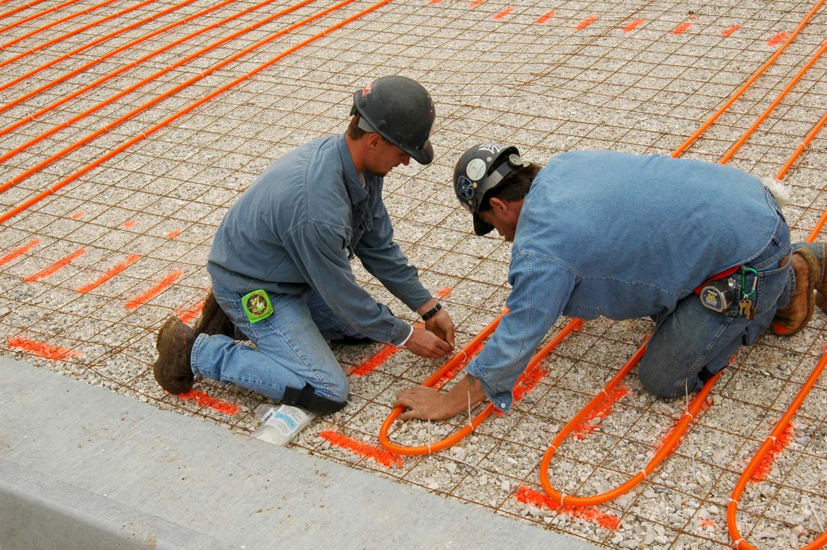 Radiant Heating Installation.