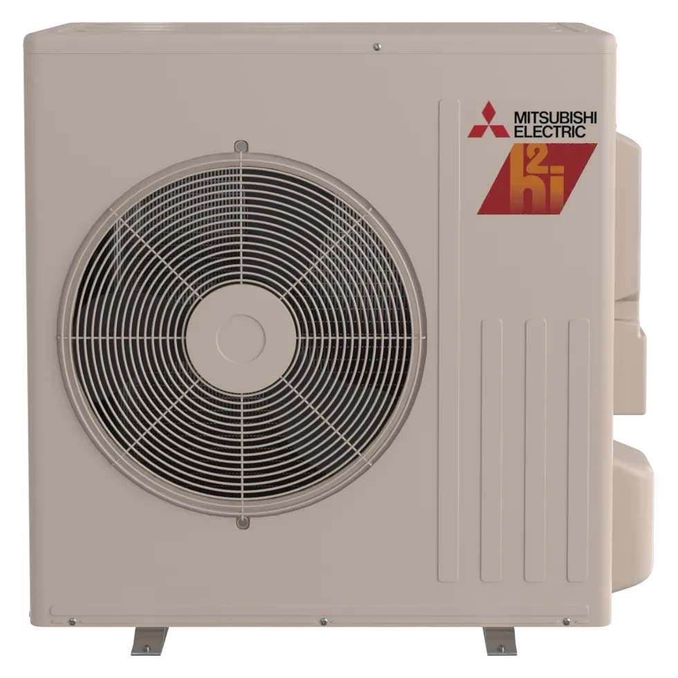 Mitsubishi Electric SUZ H2i Heat Pump Outdoor Unit.