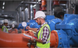 Man Working on HVAC