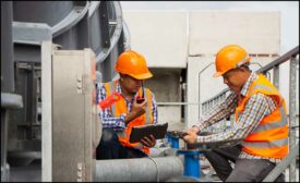 HVAC workers