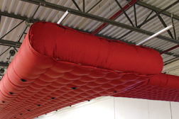 OvalSox is fabric ductwork in an oval shape