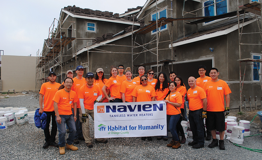 Habitat for Humanity partners with Navien