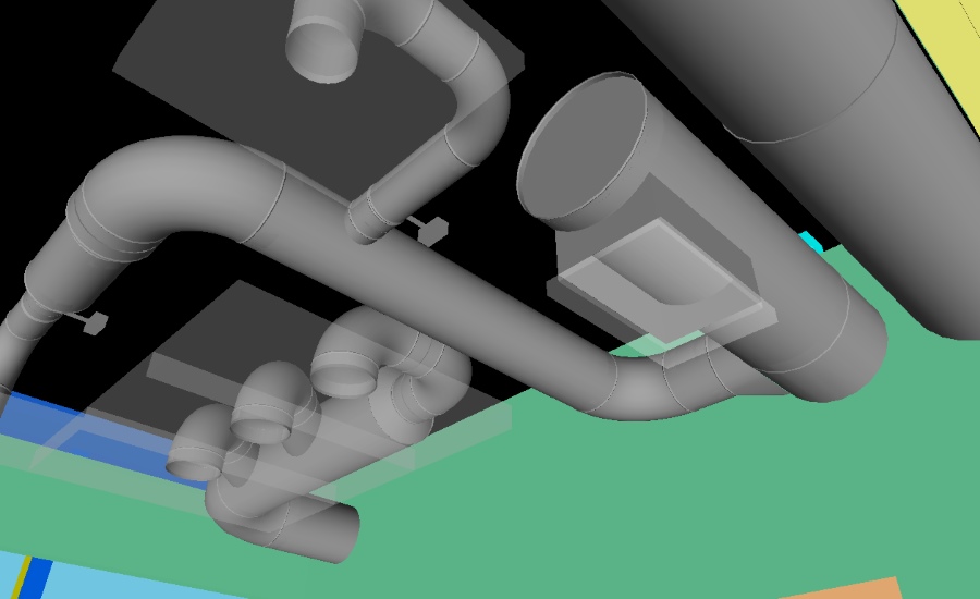 spiral duct rendering